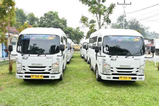 Respons Gubsu 6 Bus Perintis Gratis Diluncurkan Antar-Jemput  Pelajar
