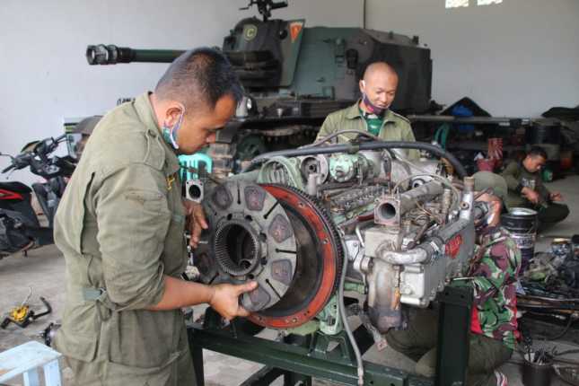Prajurit Yonarmed 4/105 GS, Modifikasi Senjata Berat Jenis Meriam Howitzer 105 GS