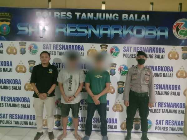GKN di Jalan Siakap Kapias Pulau Buaya, Polres Tanjung Balai Bekuk 4 Orang Pengguna Narkoba