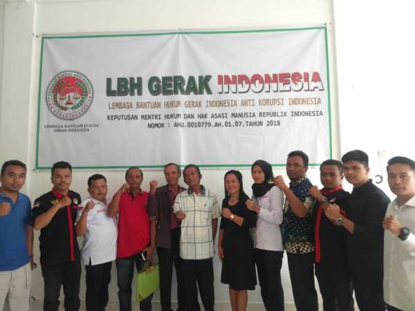 Soal Pengrusakan Tanaman di Pakkalan Buntu, LBH Gerak Indonesia Dampingi Klien Lapor Ke Polres