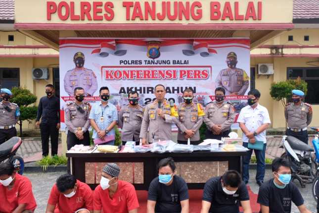 Kapolres Tanjung Balai Pimpin Pemaparan Akhir Tahun 2020, Ini Kata AKBP Putu Yudha