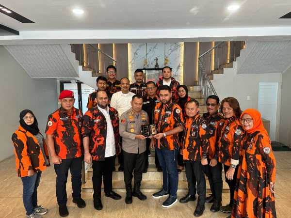 Kapolrestabes Medan Bersama MPC Pemuda Pancasila Sepakat Perkuat Kamtibmas