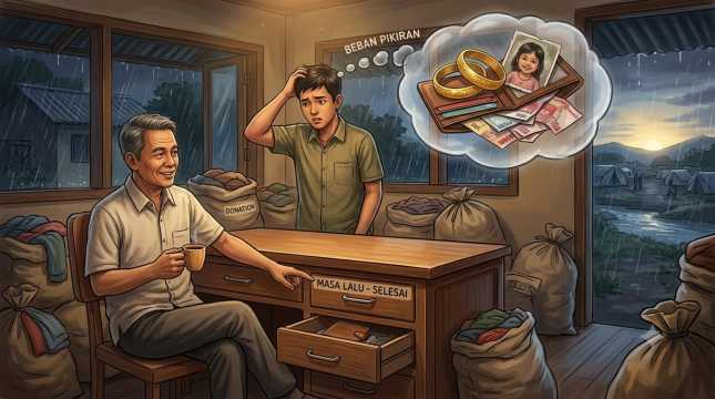 Dua Gelang di Laci Meja