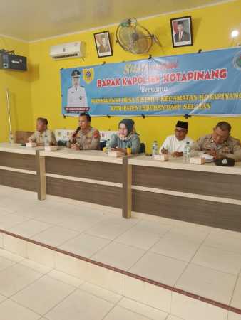 Kapolsek Kotapinang Sambangi Desa-Desa, Rangkul Warga Lawan Pencurian Sawit, Narkoba dan Kekerasan Seksual Anak