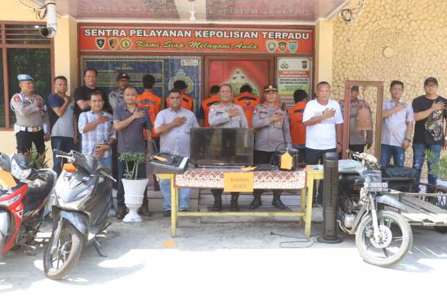 Kapolres Simalungun Apresiasi Kerja Tim Polsek Gunung Malela Bongkar Jaringan Kriminal Serbabisa
